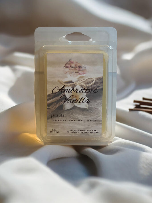 Ambrette's Vanilla All-Natural Soy Wax Melt