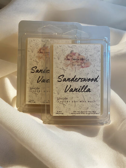 Sanderswood Vanilla All-Natural Soy Wax Melt